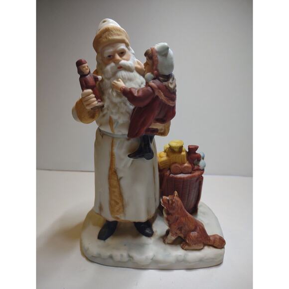 Old World Santa Claus Christmas Figure Surprises From Series Child Dog Numbered - Picture 9 of 9